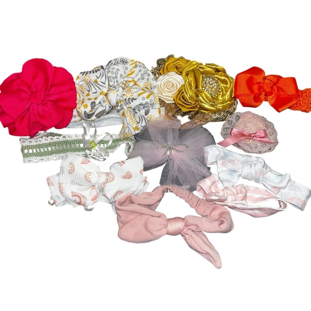 Elaborate Big Bow Hair Accessories lot baby toddler